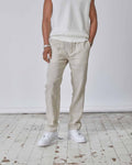 Regular 100% Hørbukser Beige