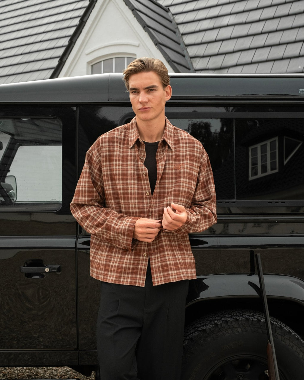Ternet Flannel shirt bordeaux
