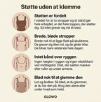 Glowo Komfort Shaper-top med Indbygget BH