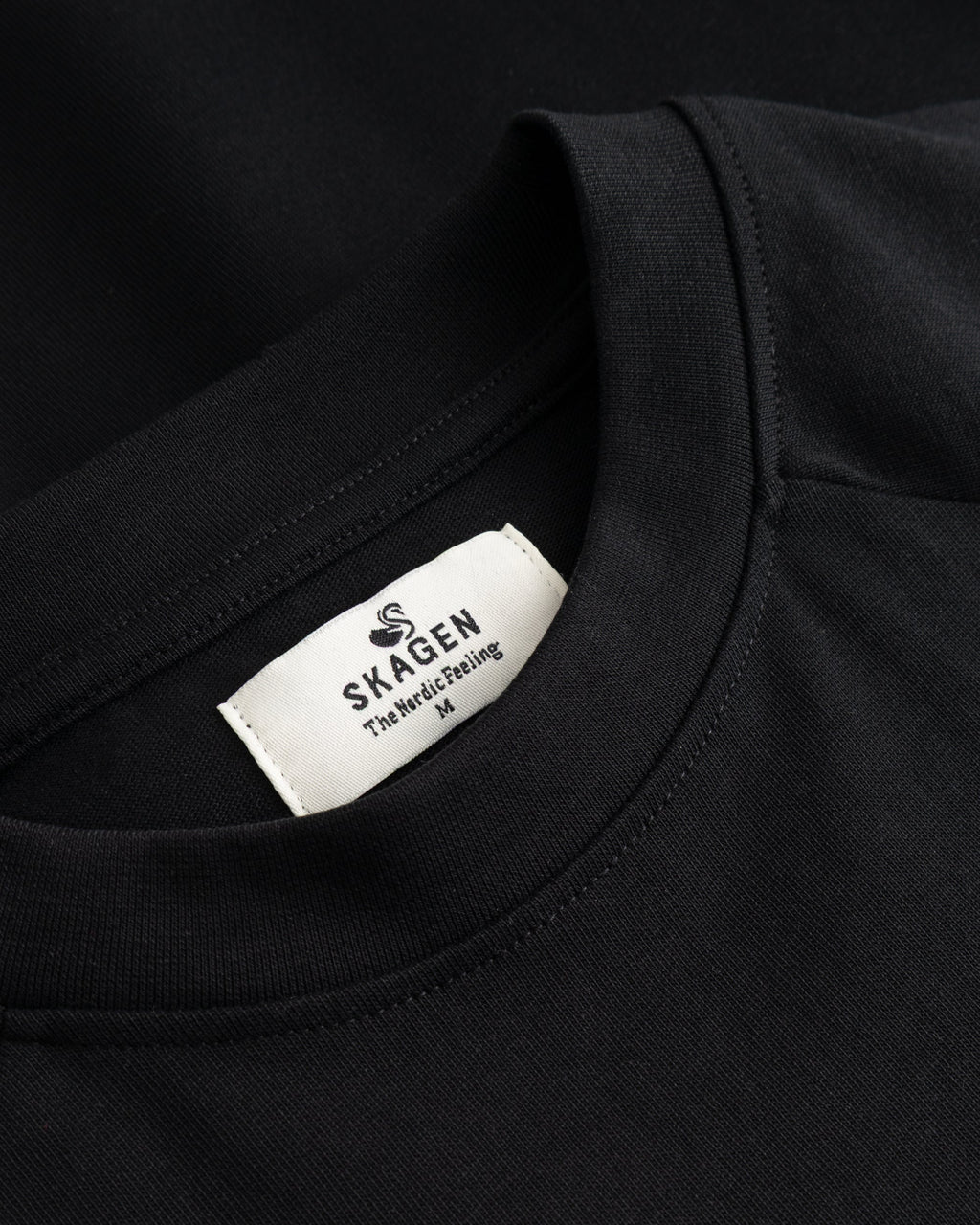 Blank T-shirt Black dame