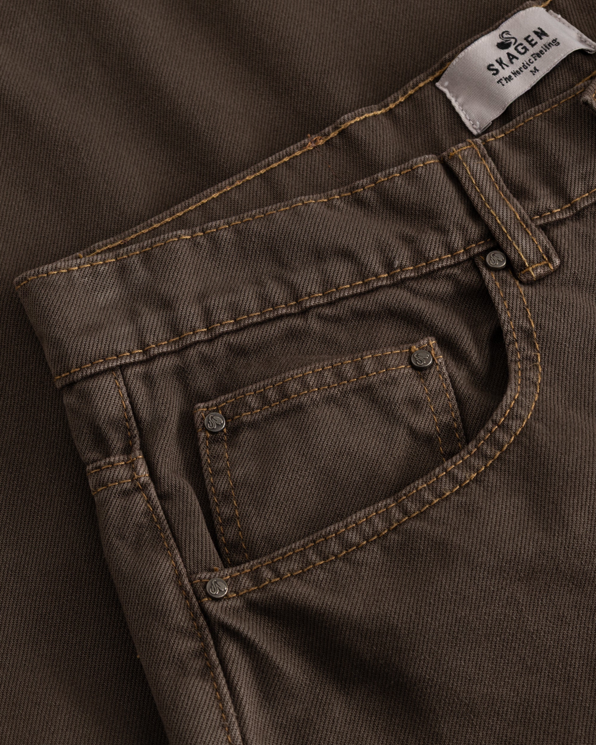 Extra Baggy Denim Jeans Brown