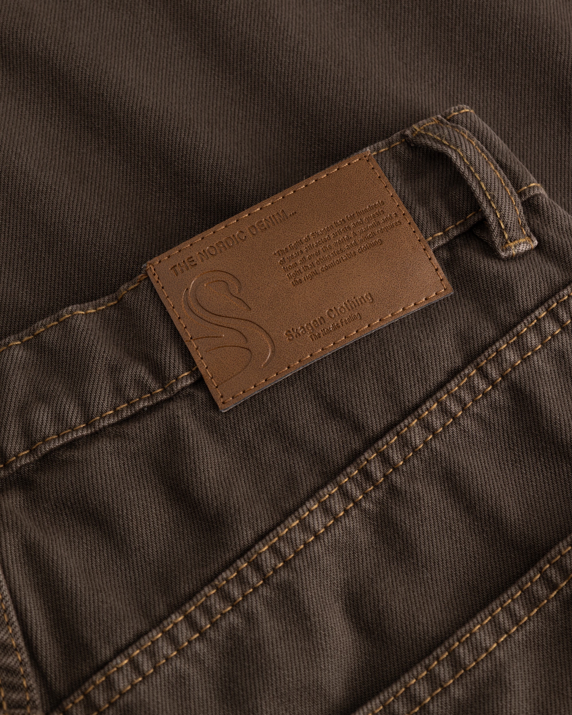 Extra Baggy Denim Jeans Brown