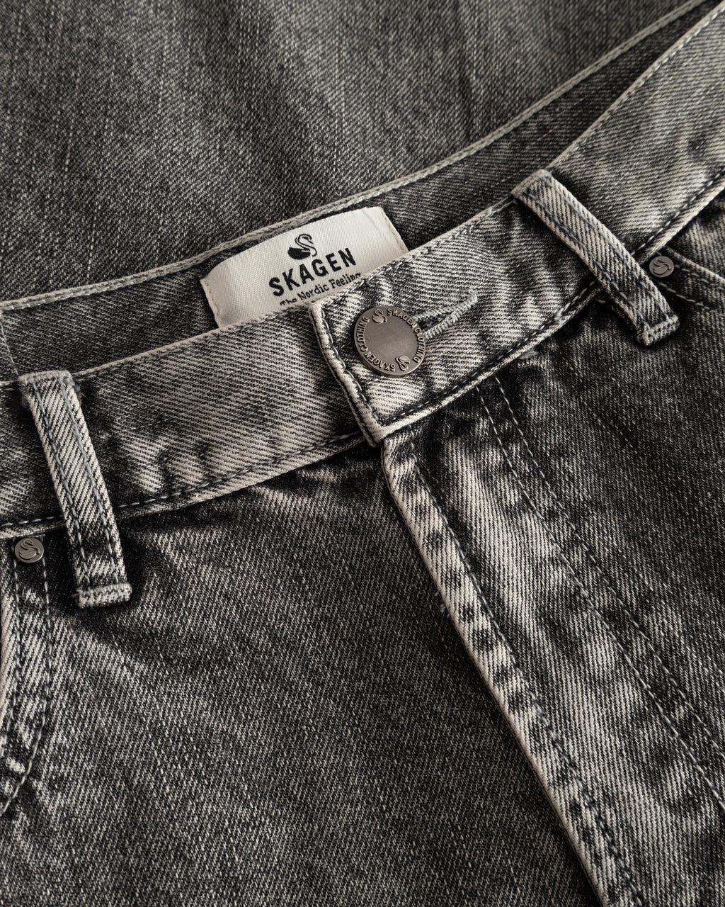 Baggy Denim Jeans Washed Grey