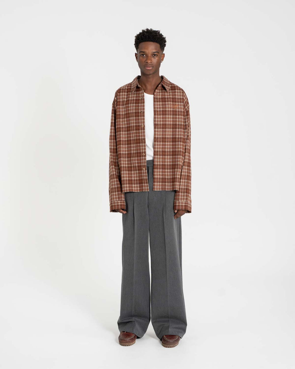 Ternet Flannel shirt bordeaux