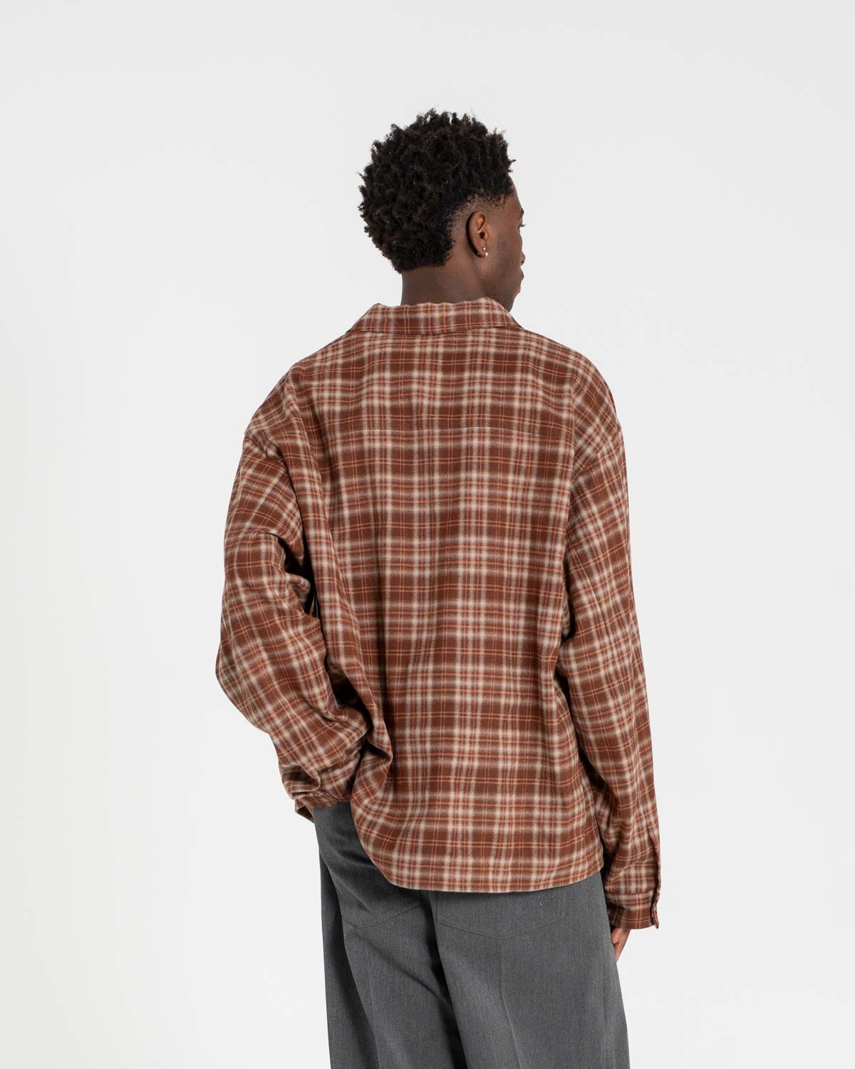 Ternet Flannel shirt bordeaux