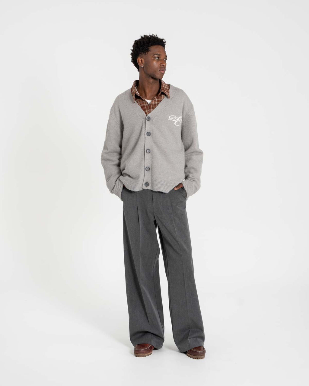 Cardigan Light Grey