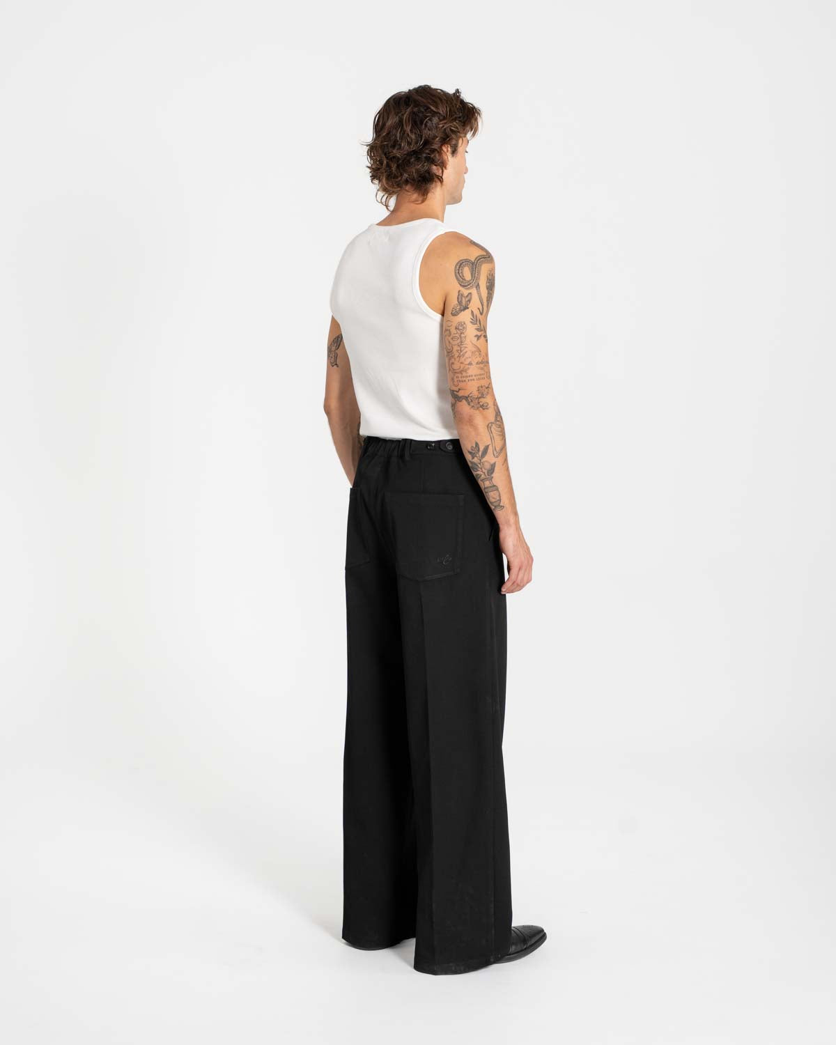 Baggy Suit Pants Black