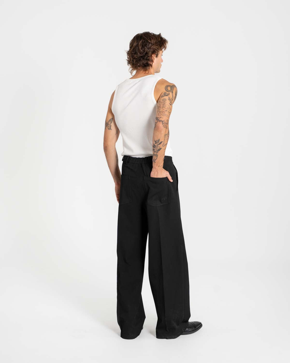 Baggy Suit Pants Black