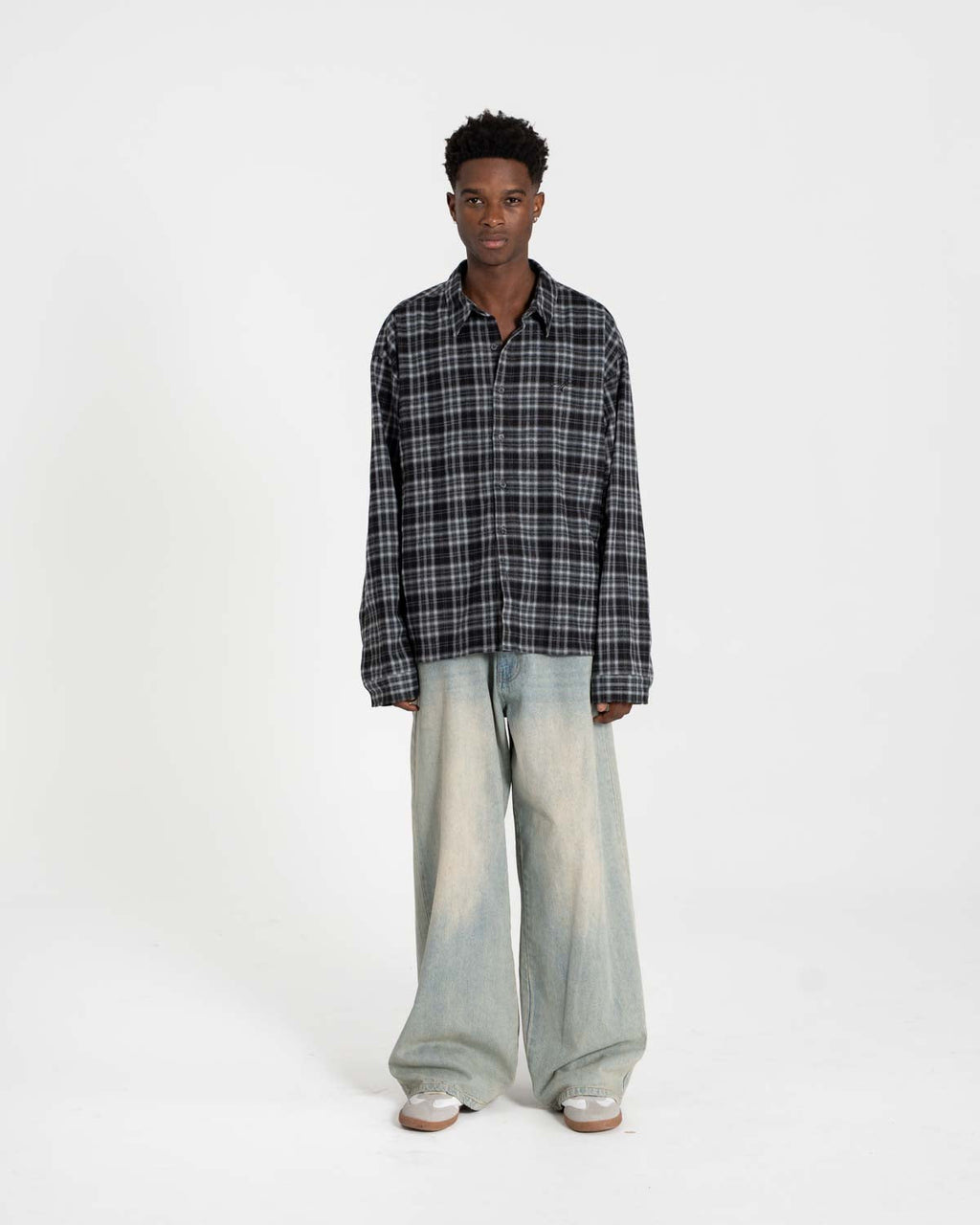 Ternet Flannel Shirt grey
