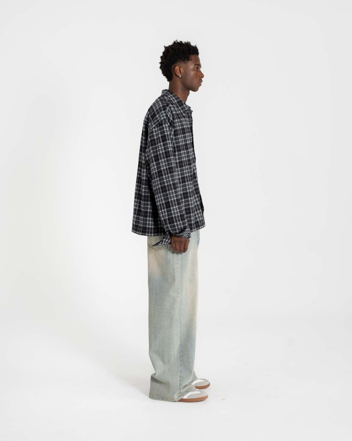 Ternet Flannel Shirt grey