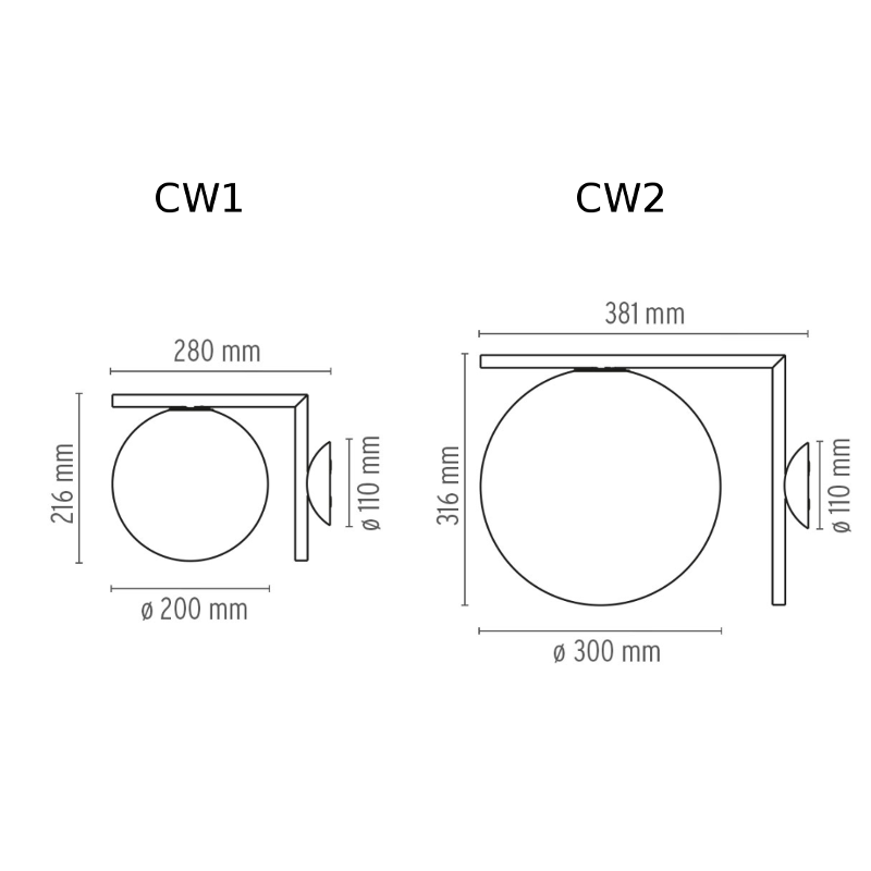 FLOS IC CW valaisin