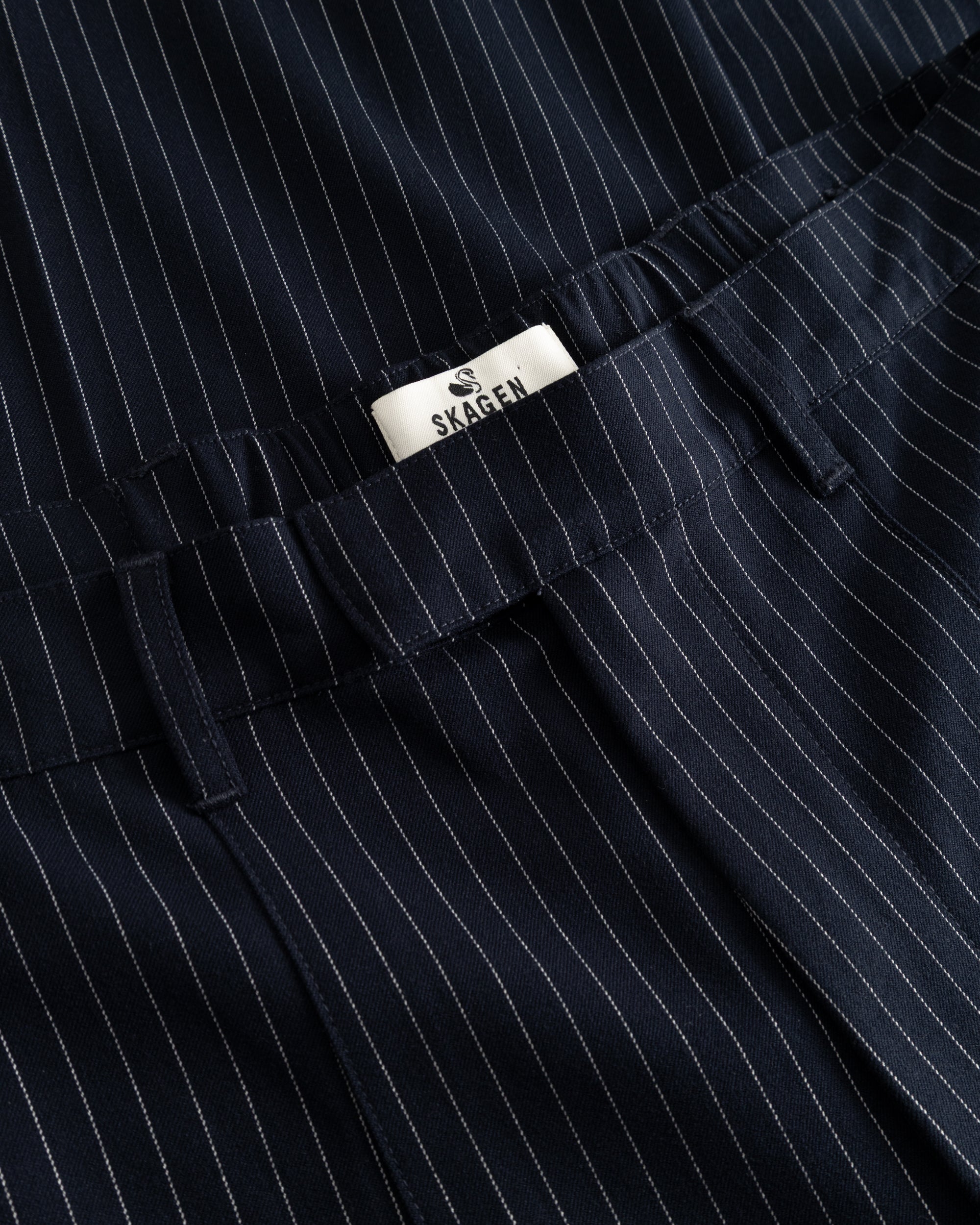 Baggy Suit Pants Pinstriped