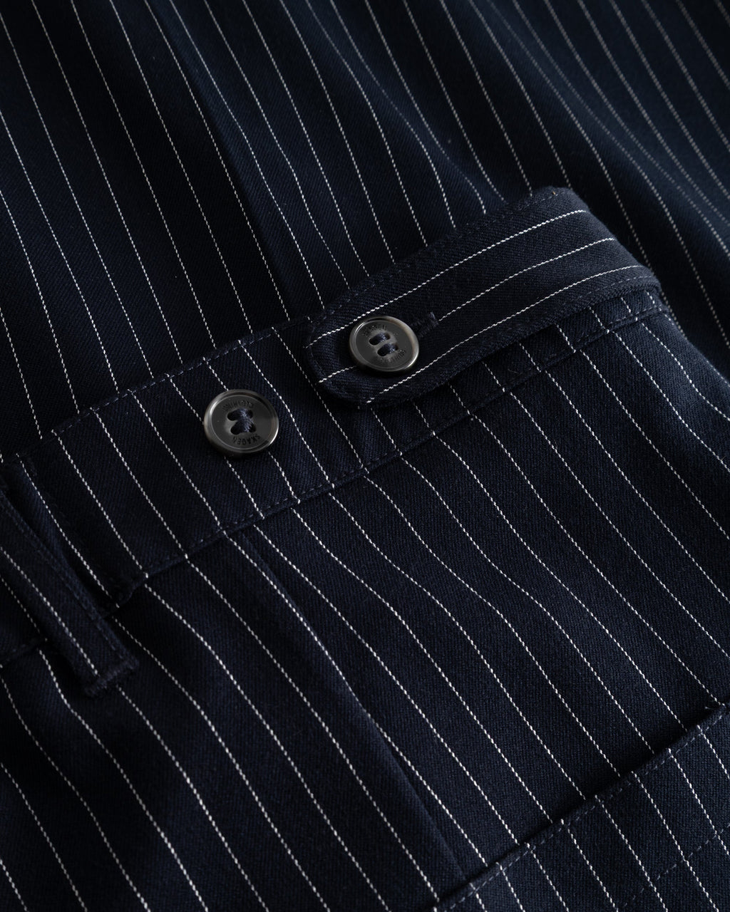 Baggy Suit Pants Pinstriped