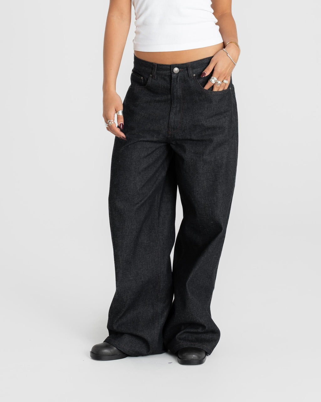 Extra Baggy Denim Jeans Selvedge