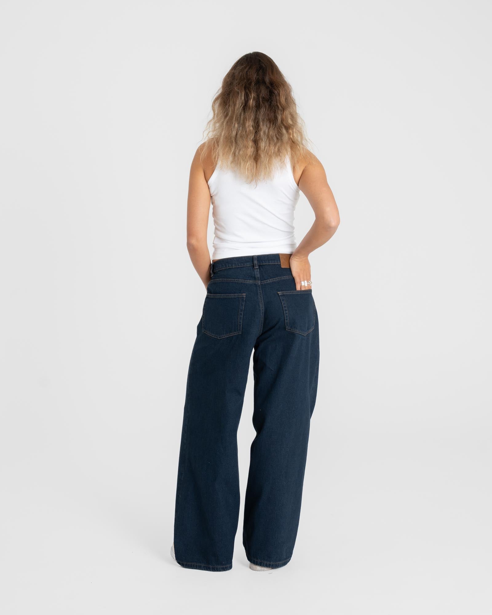 Extra Baggy Denim Jeans Indigo