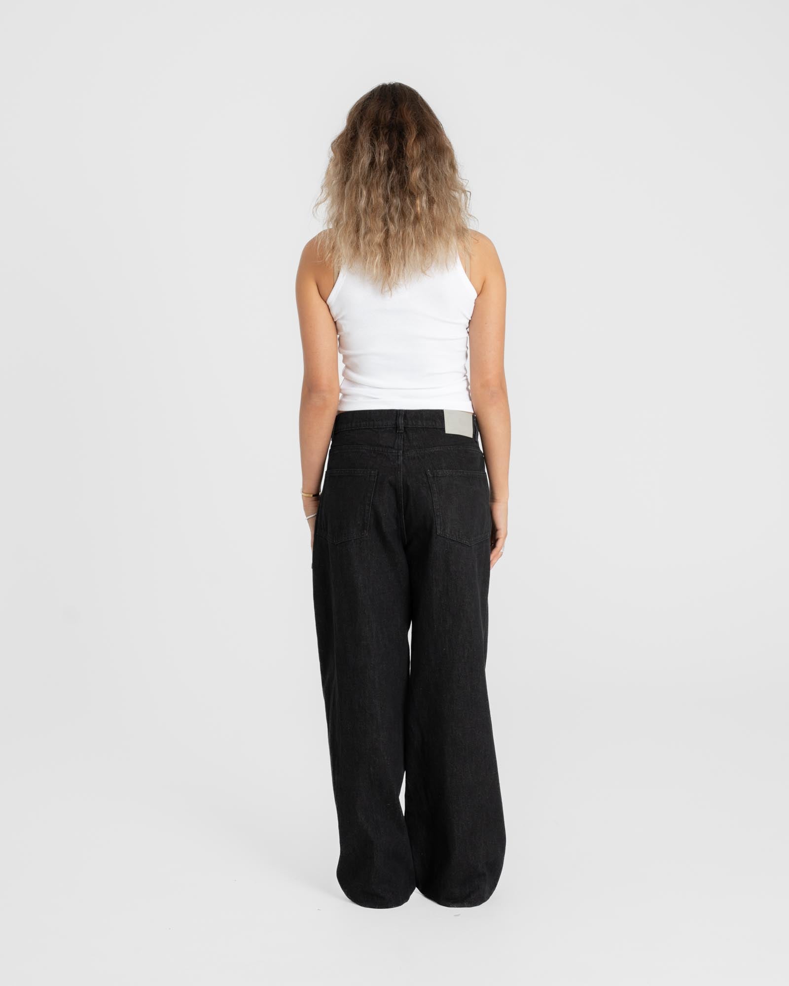 Extra Baggy Denim Jeans Black