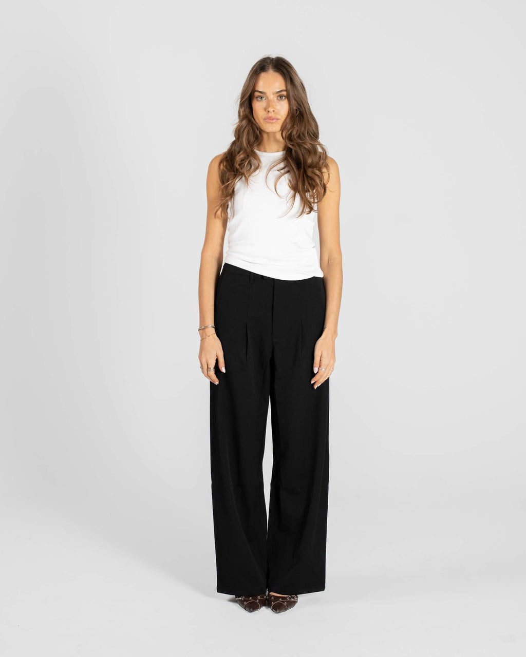 Baggy Suit Pants Black