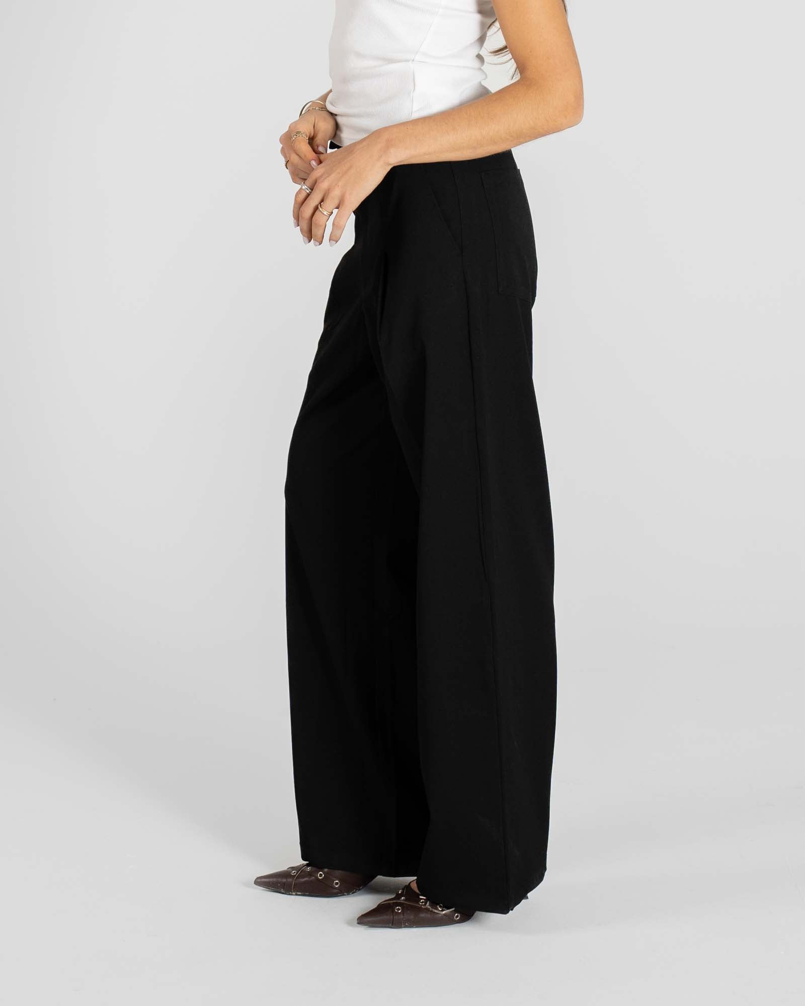 Baggy Suit Pants Black