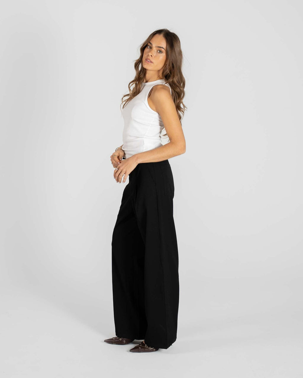 Baggy Suit Pants Black