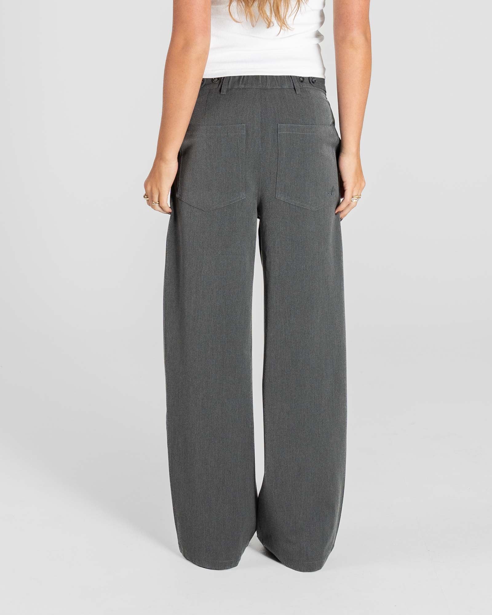 Baggy Suit Pants Grey dame