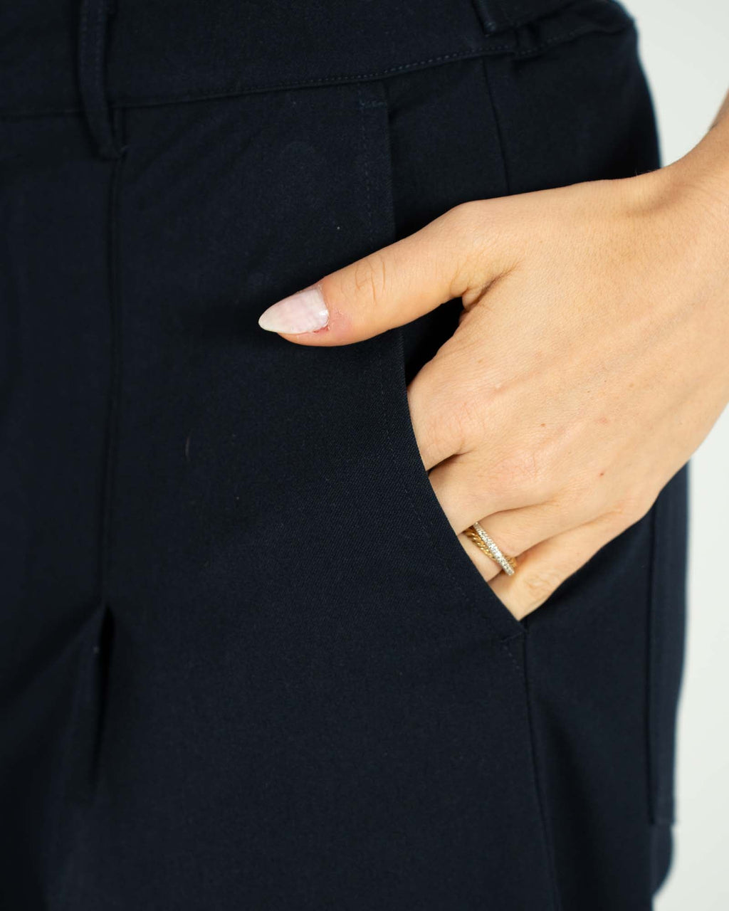 Baggy Suit Pants Navy