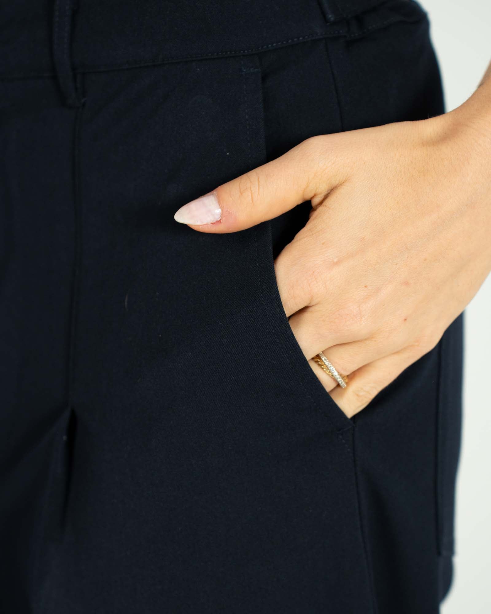 Baggy Suit Pants Navy