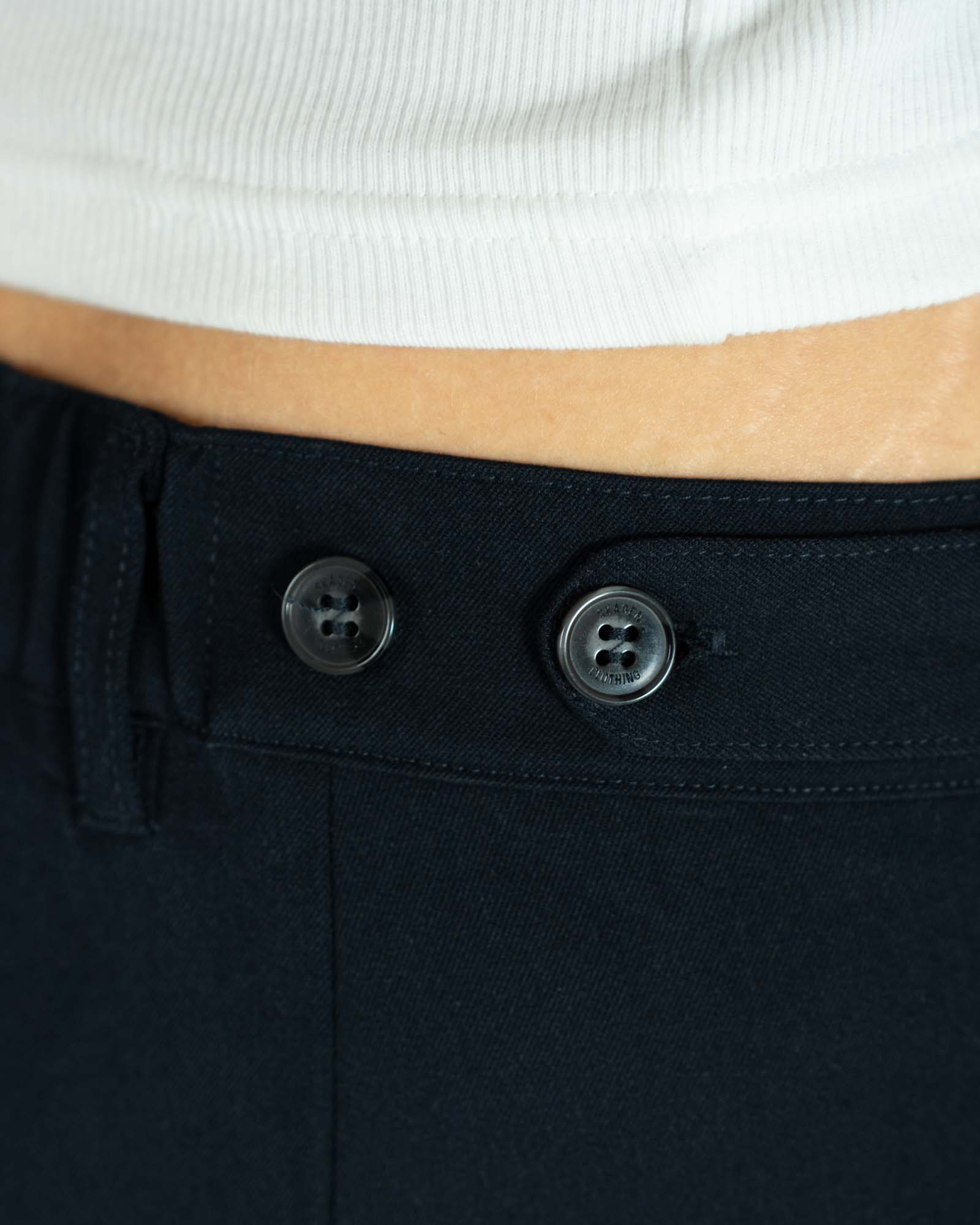 Baggy Suit Pants Navy