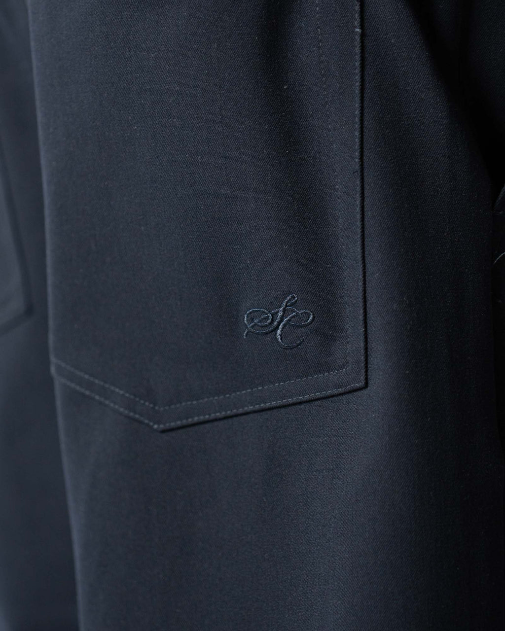 Baggy Suit Pants Navy
