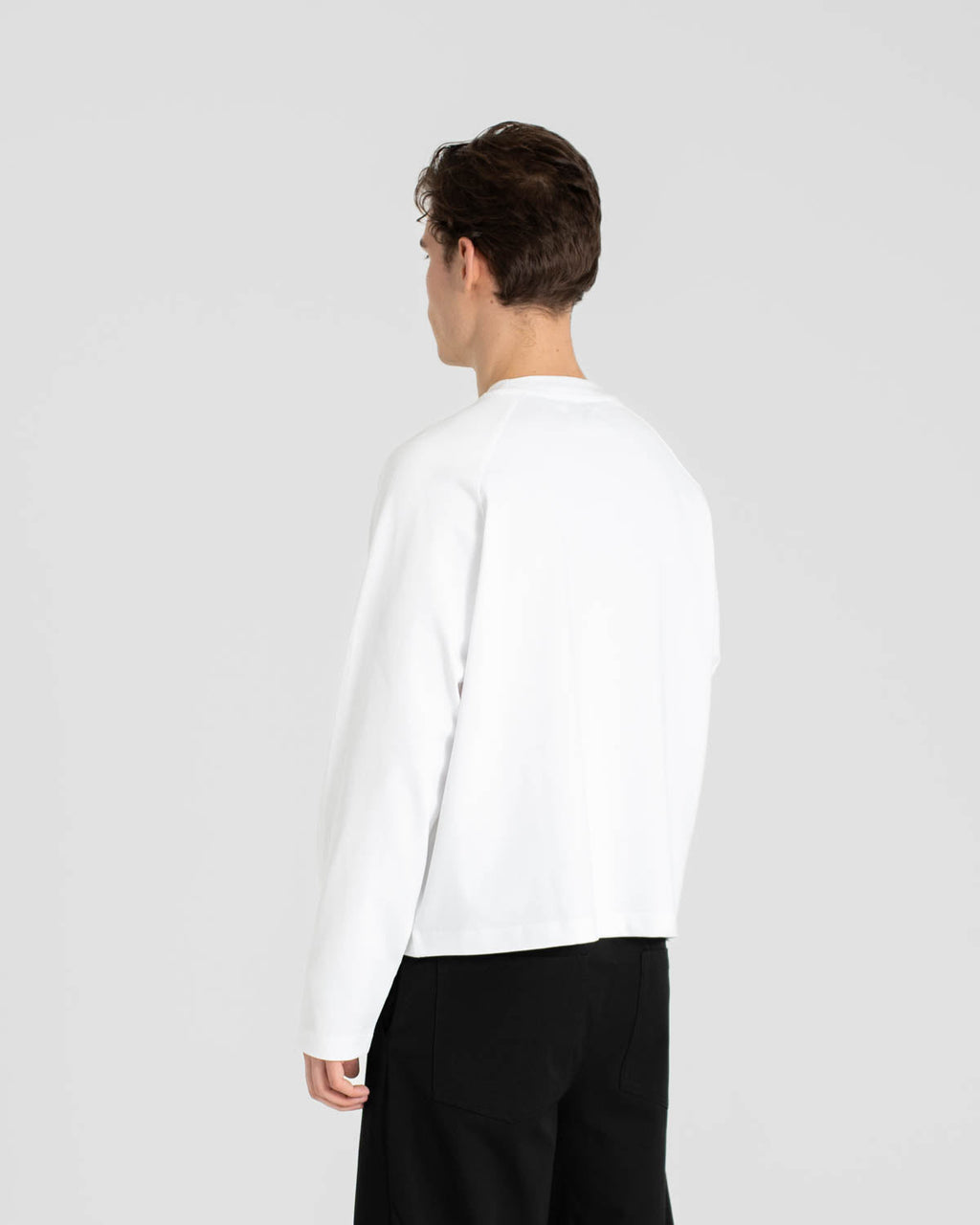Raglan Longsleeve T-shirt White