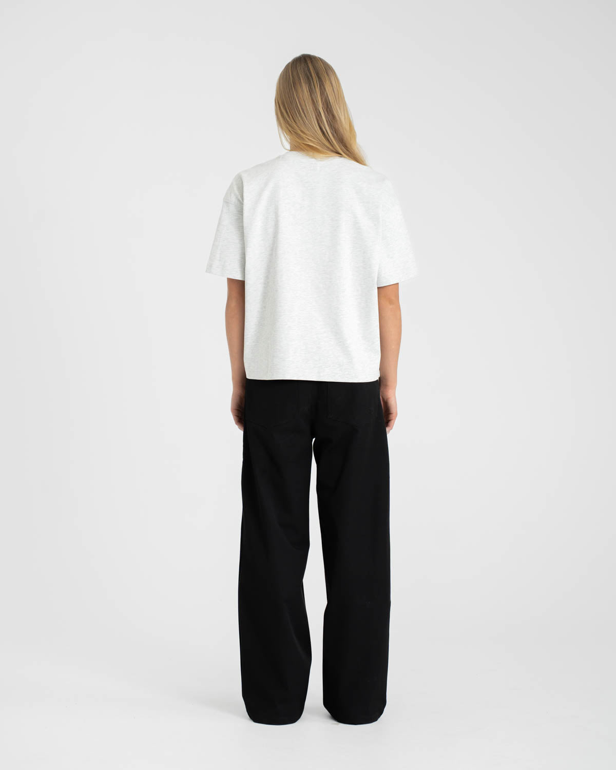 Blank T-shirt Grey dame