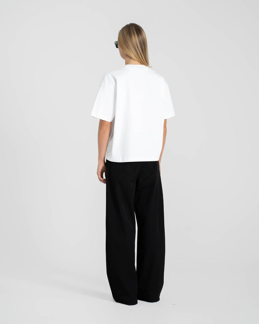 Blank T-shirt White dame