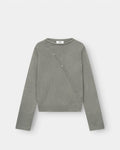 Asymmetrisk Cardigan Grå