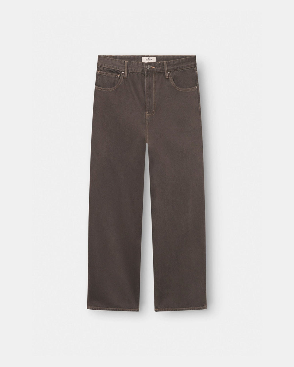 Baggy Denim Jeans Brown
