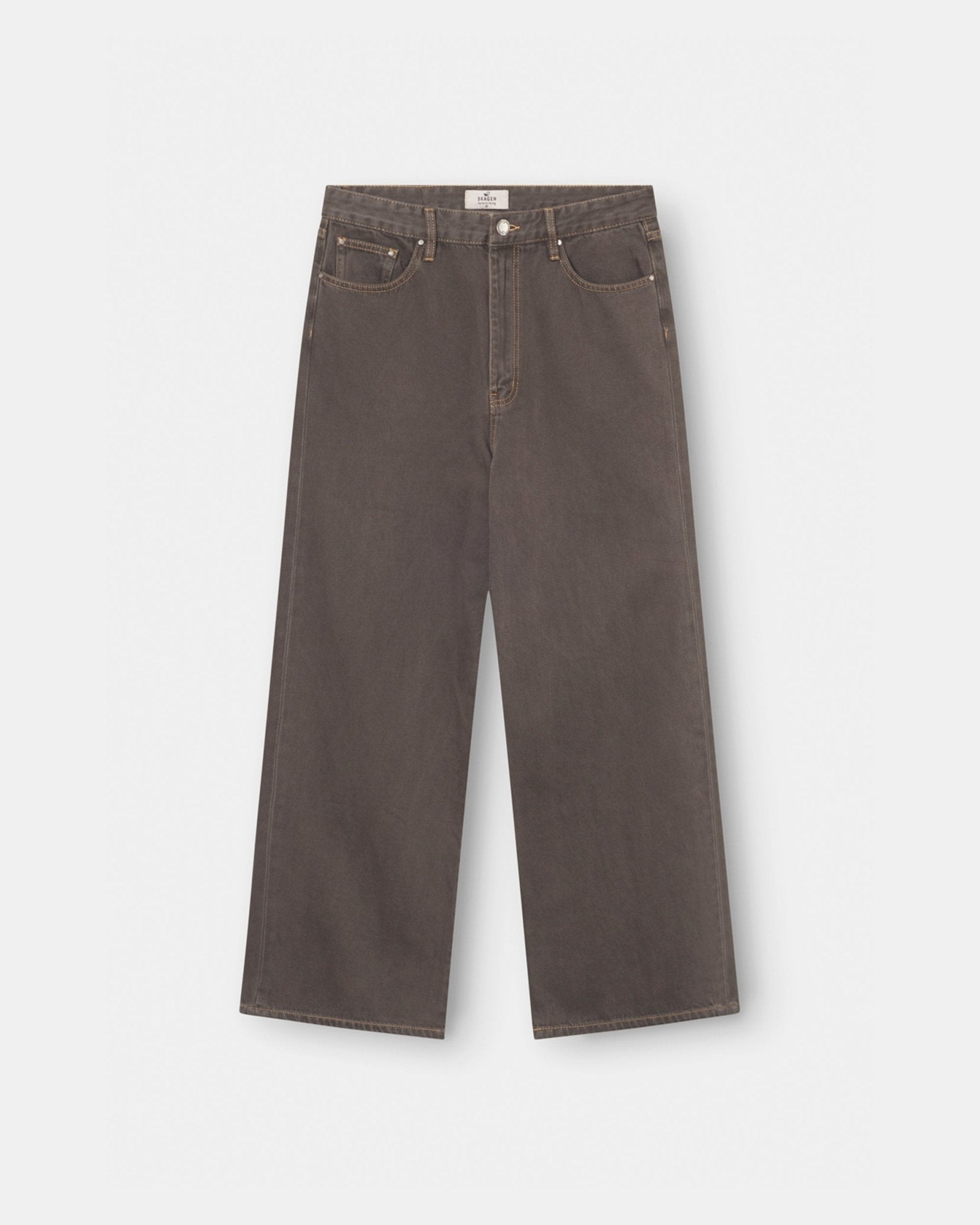 Extra Baggy Denim Jeans Brown