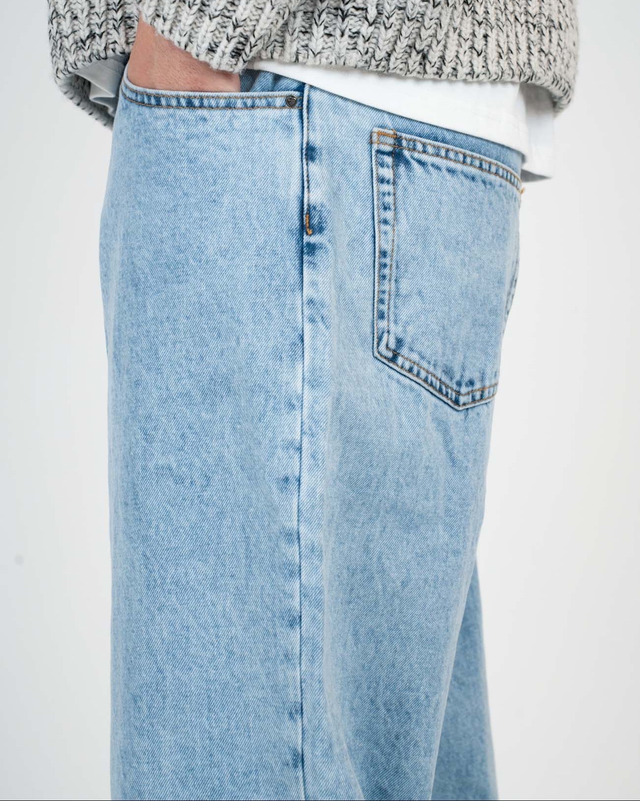 Baggy Denim Jeans Light blue