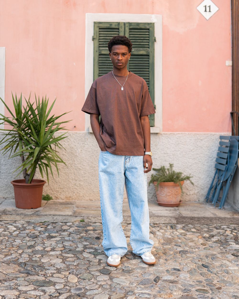 Baggy Denim Jeans Light blue
