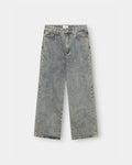 Extra Baggy Denim Jeans Mid Blue Vintage Wash