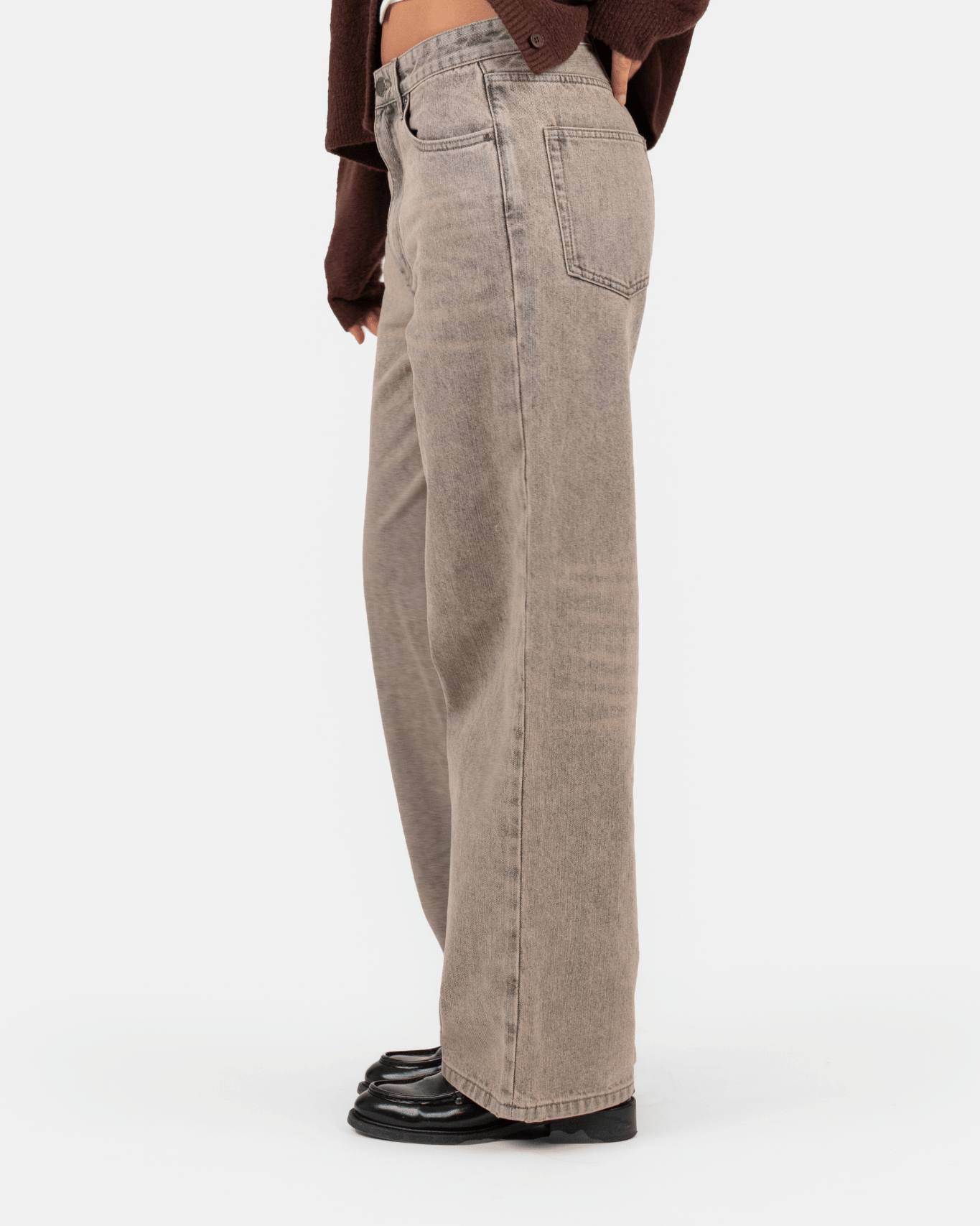 Extra Baggy Denim Jeans Rose Vintage Wash