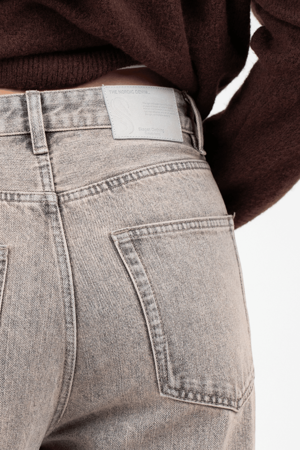Extra Baggy Denim Jeans Rose Vintage Wash