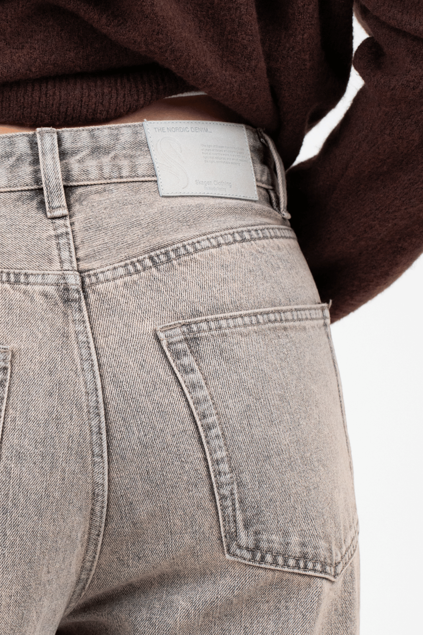 Extra Baggy Denim Jeans Rose Vintage Wash