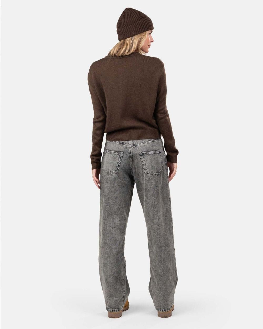 Extra Baggy Denim Jeans Washed Grey