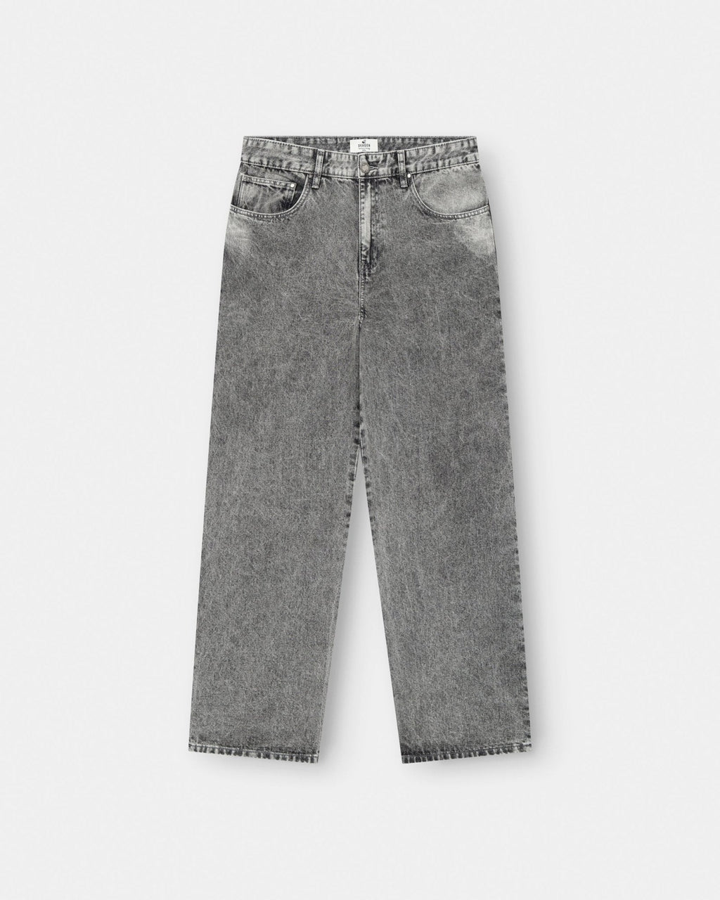 Baggy Denim Jeans Washed Grey