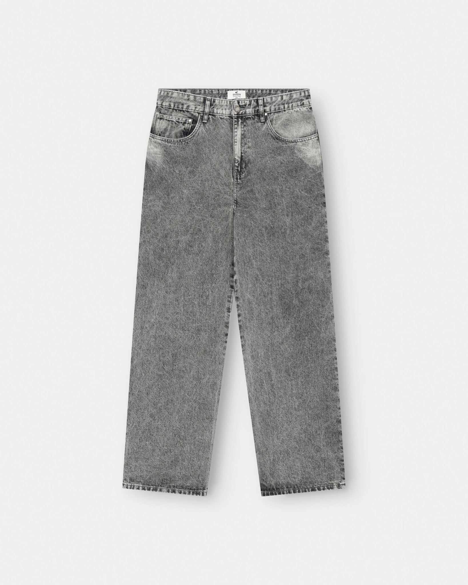 Baggy Denim Jeans Washed Grey