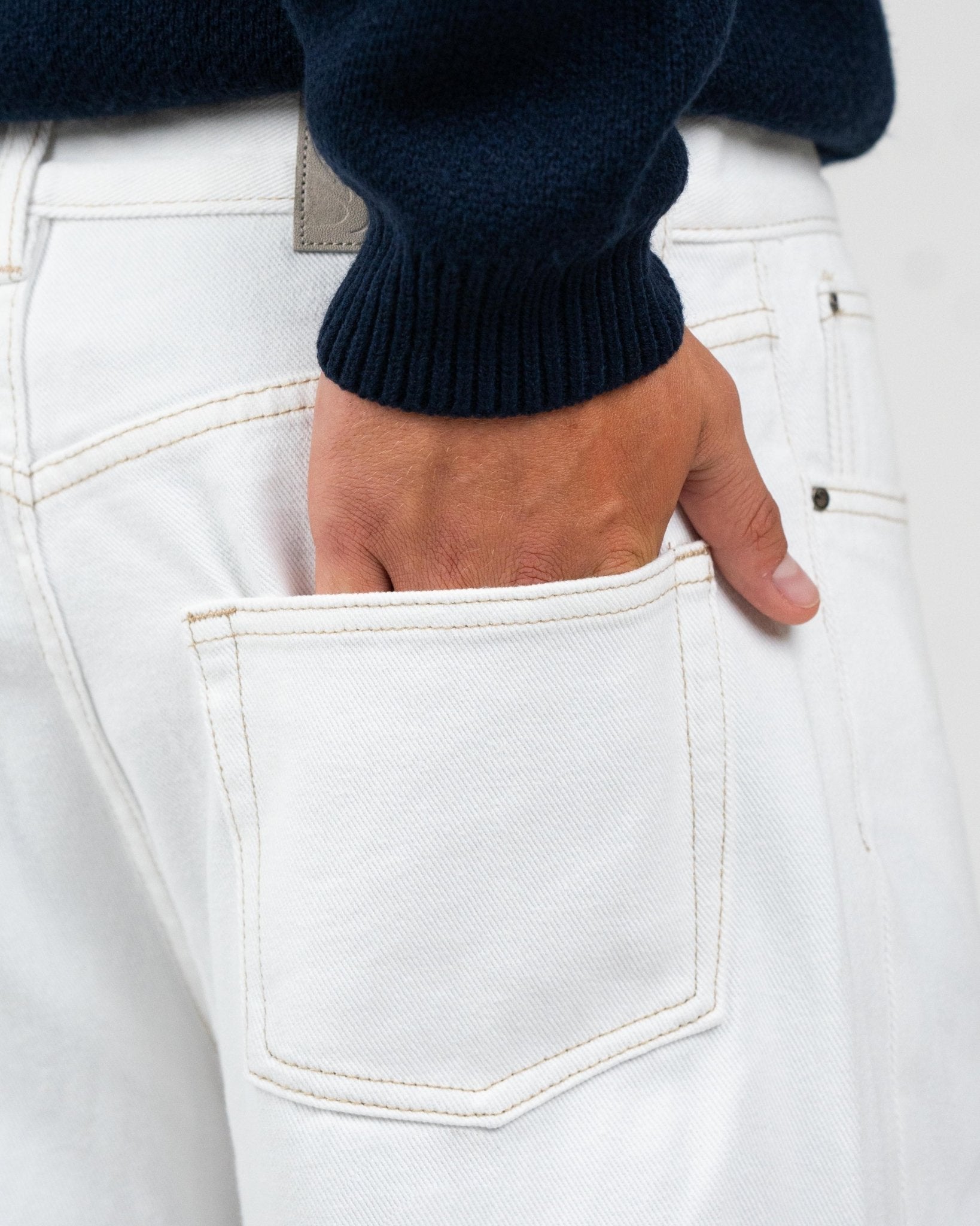 Baggy Denim Jeans White