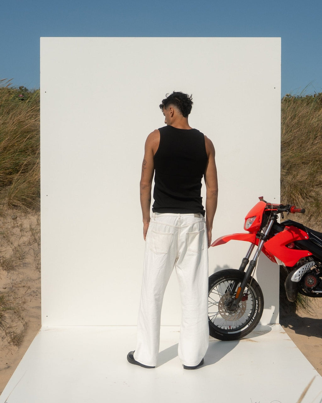 Baggy Denim Jeans White