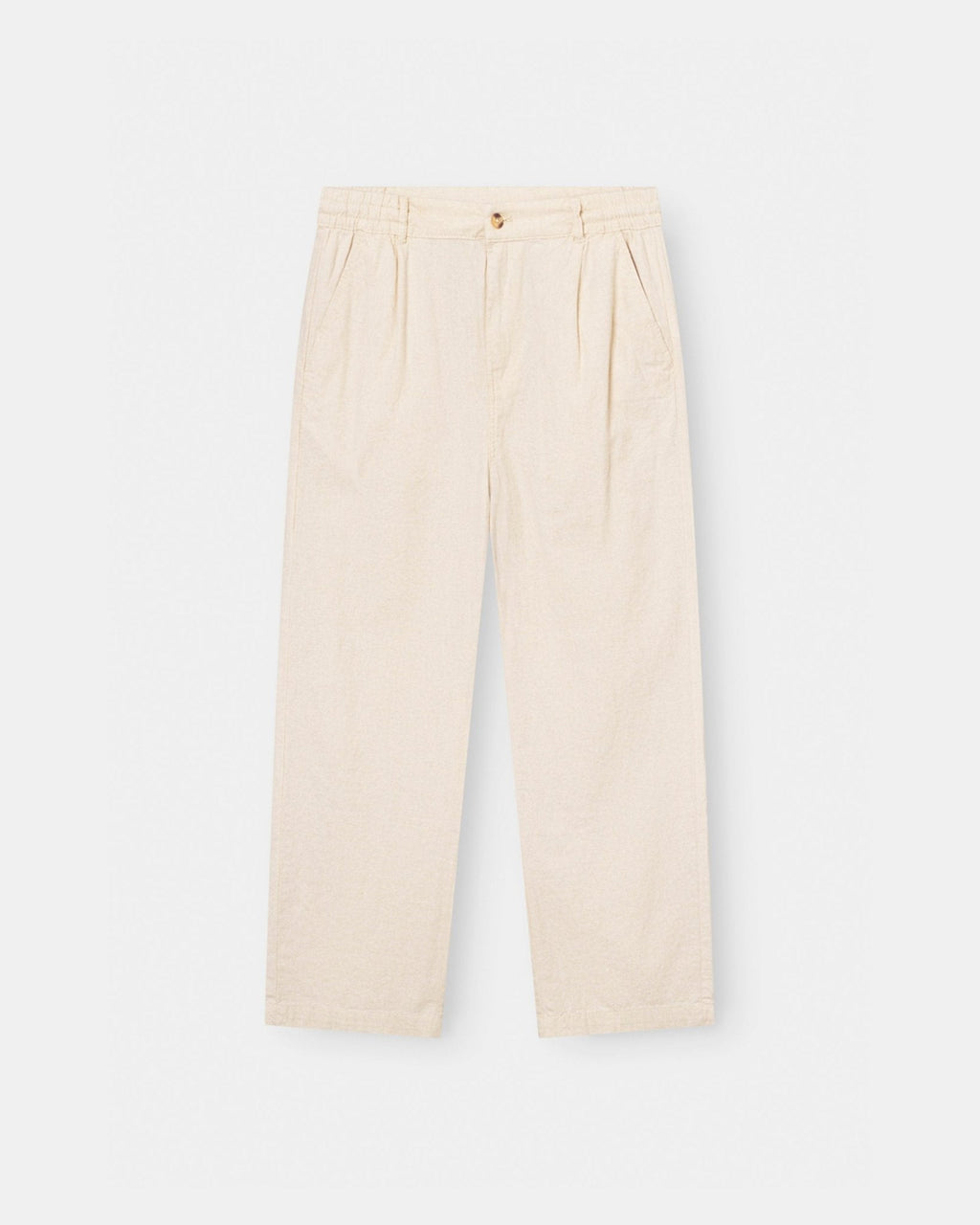 Baggy Hørbukser Beige