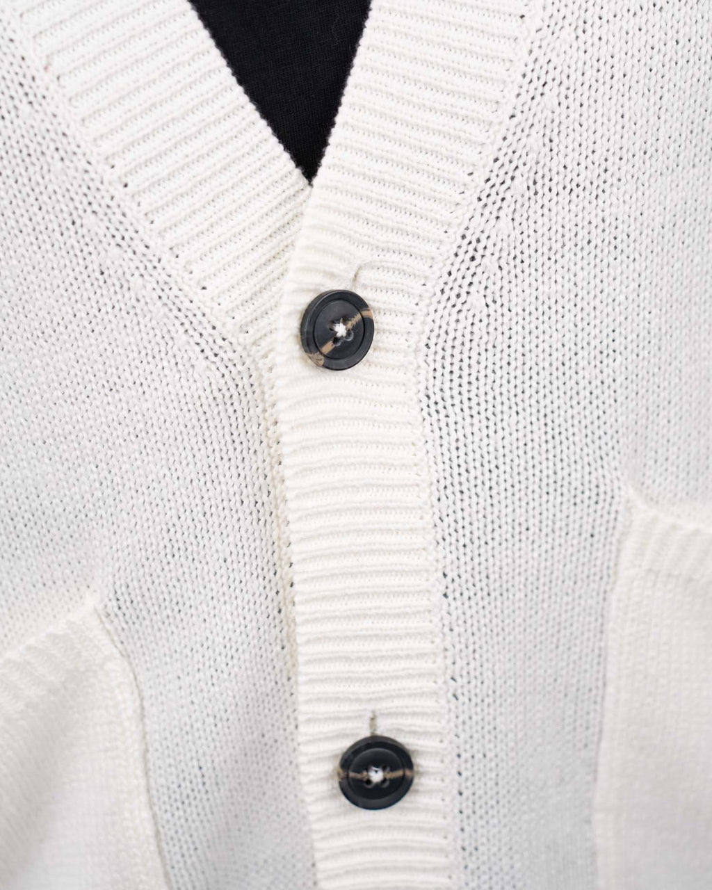 Cardigan With Pockets Hvid