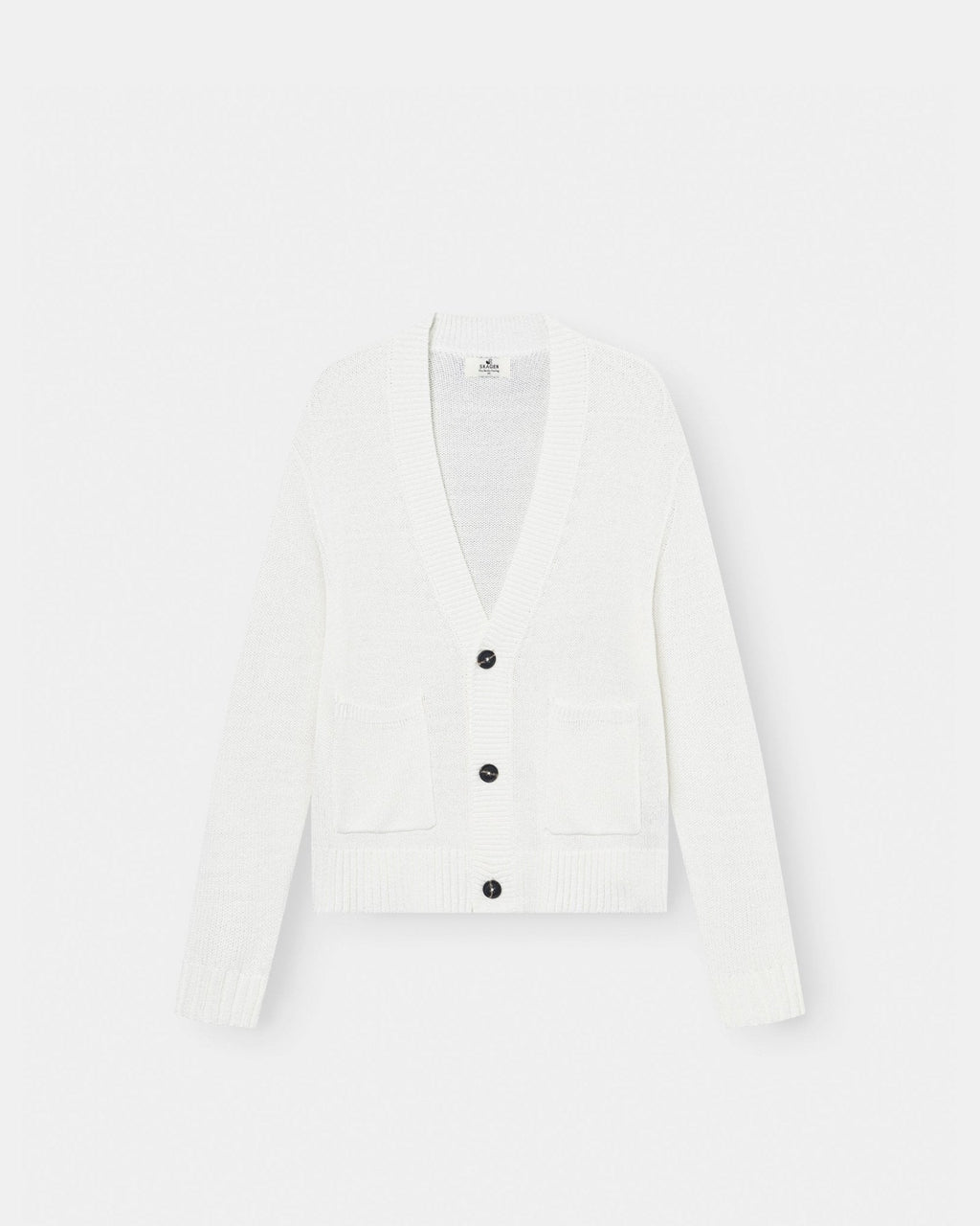 Cardigan With Pockets Hvid