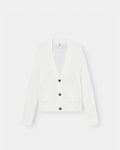 Cardigan With Pockets Hvid