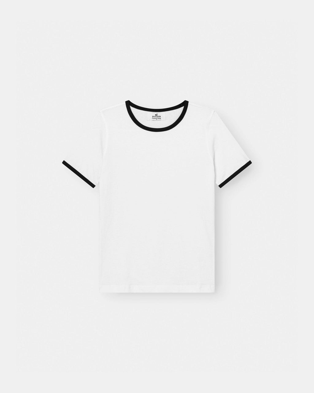 Contrast Baby Tee Hvid